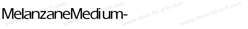 Melanzane Medium字体转换